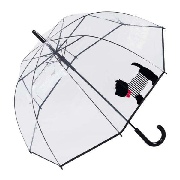 Scottish Terrier Clear See Through Dome Umbrella
