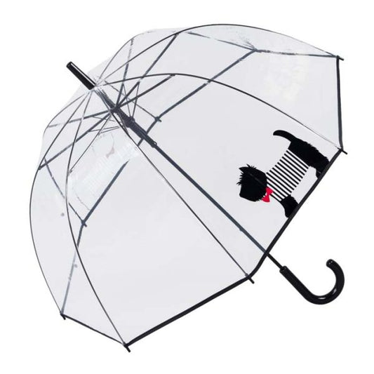Scottish Terrier Clear See Through Dome Umbrella